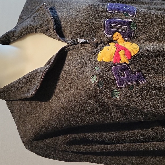 Disney Pooh fleece-like top, size 1X, grey - Picture 3 of 15